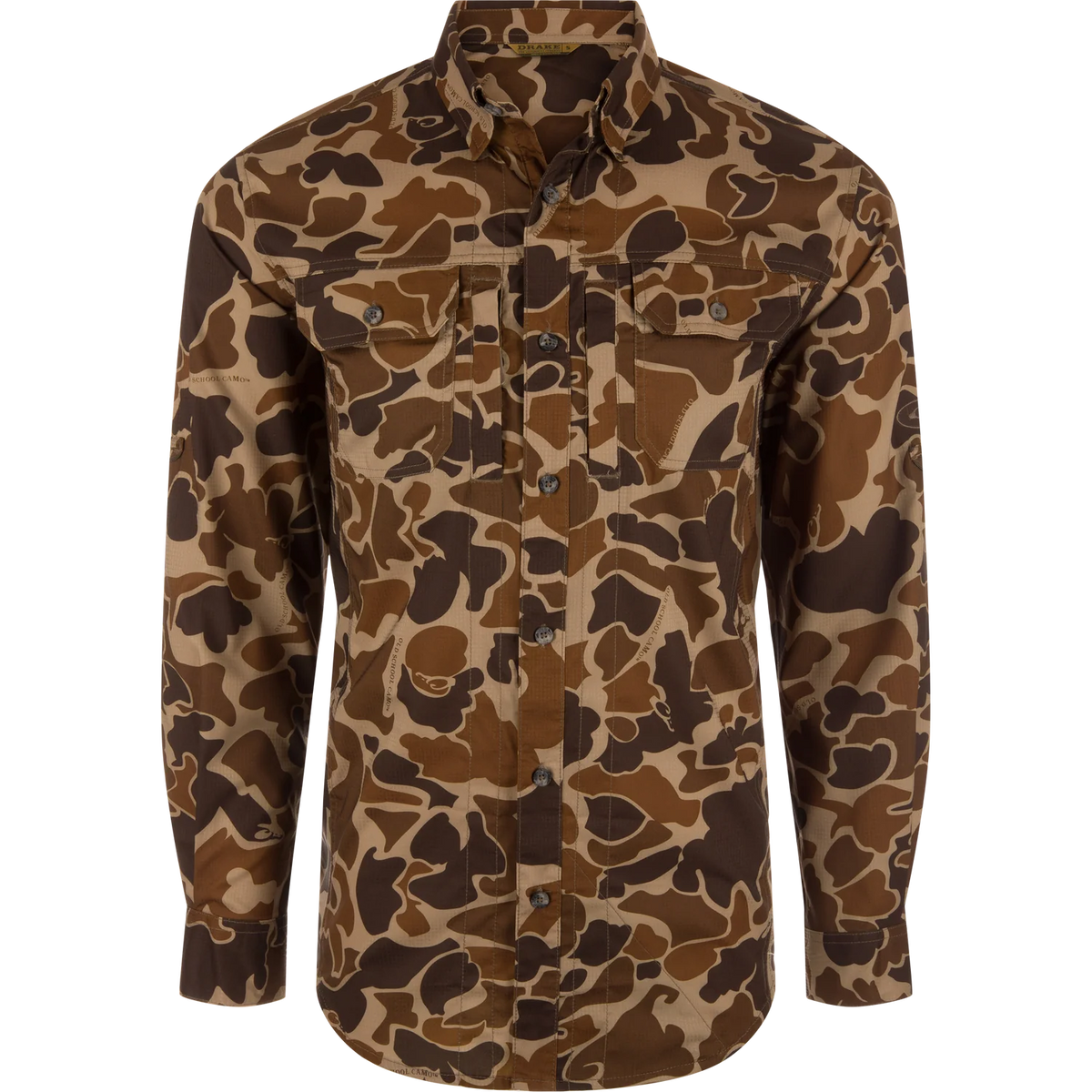 DRAKE CLOTHING CO. Men's Sport Shirt OLD SCHOOL / S Drake EST Wingshooter Trey Long Sleeve Shirt DW0093016