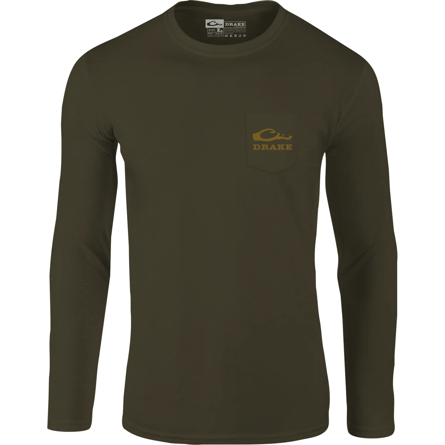 DRAKE CLOTHING CO. Men's Tees Drake Circle Mallard Long Sleeve T-Shirt