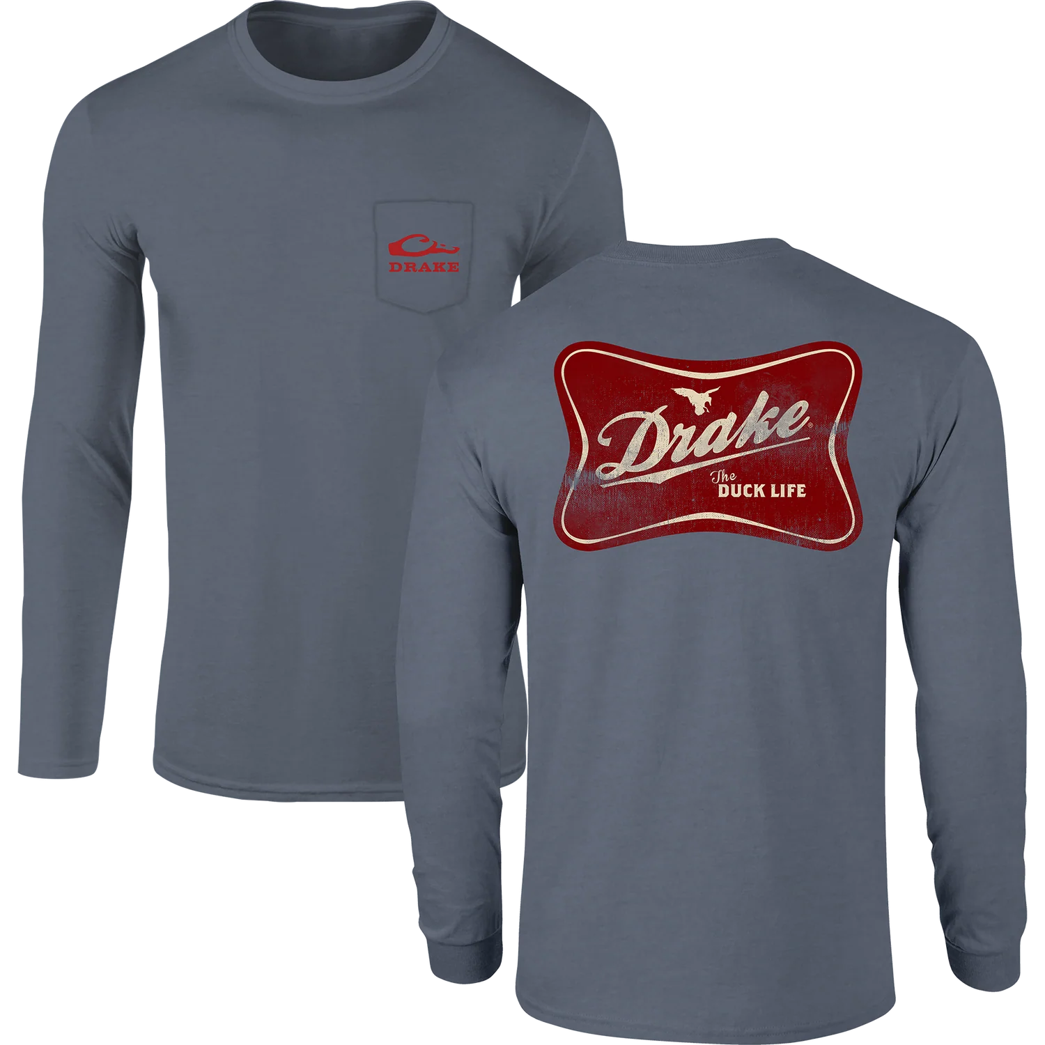 DRAKE CLOTHING CO. Men's Tees Drake - The Drake Life - Long Sleeve T-Shirt