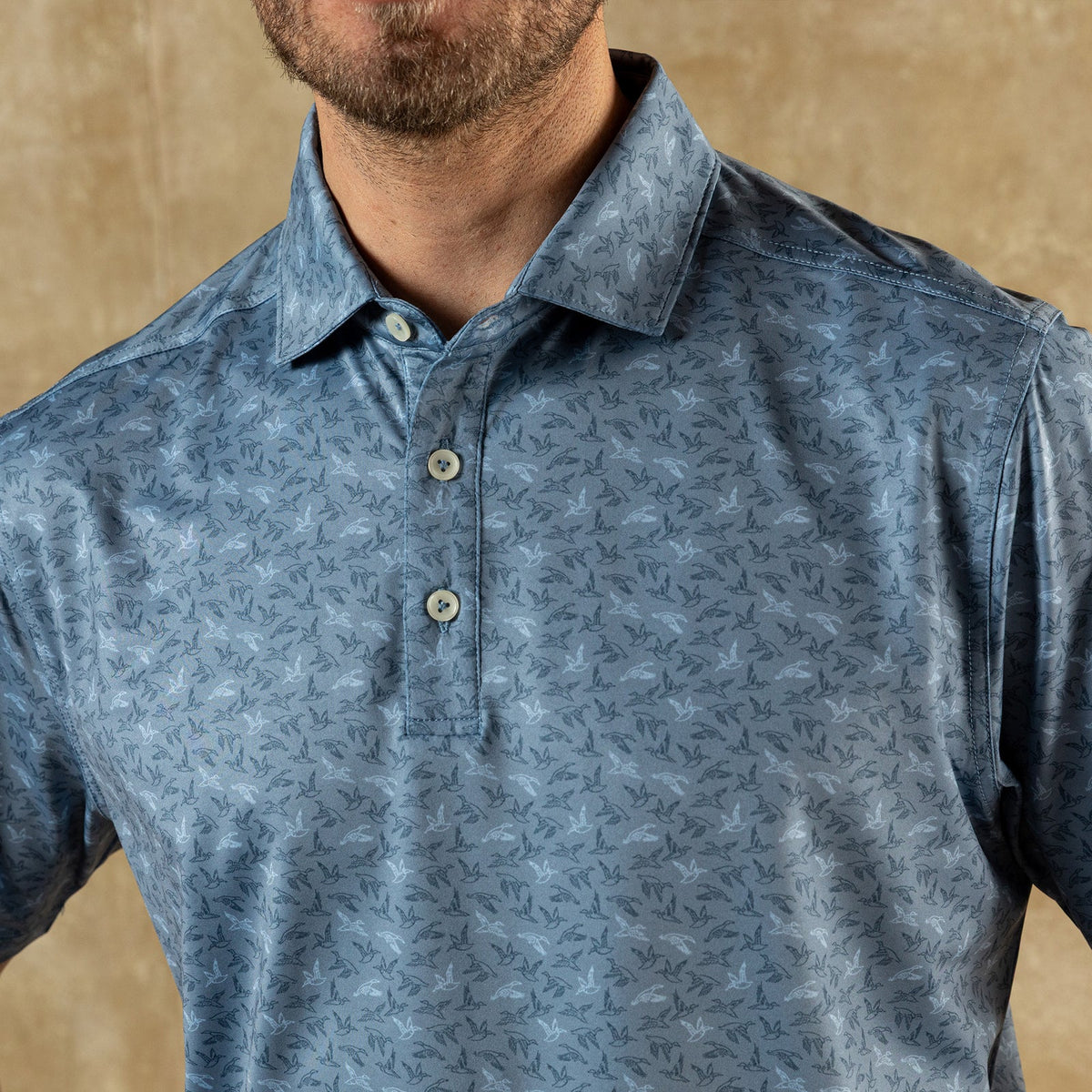 DUCK HEAD Men's Polo Duck Head Long Drive Performance Polo