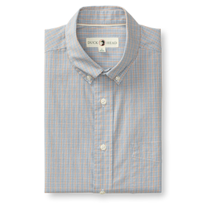 DUCK HEAD Men's Sport Shirt Duck Head Cotton Cashmere Poplin Sport Shirt Rollins Plaid