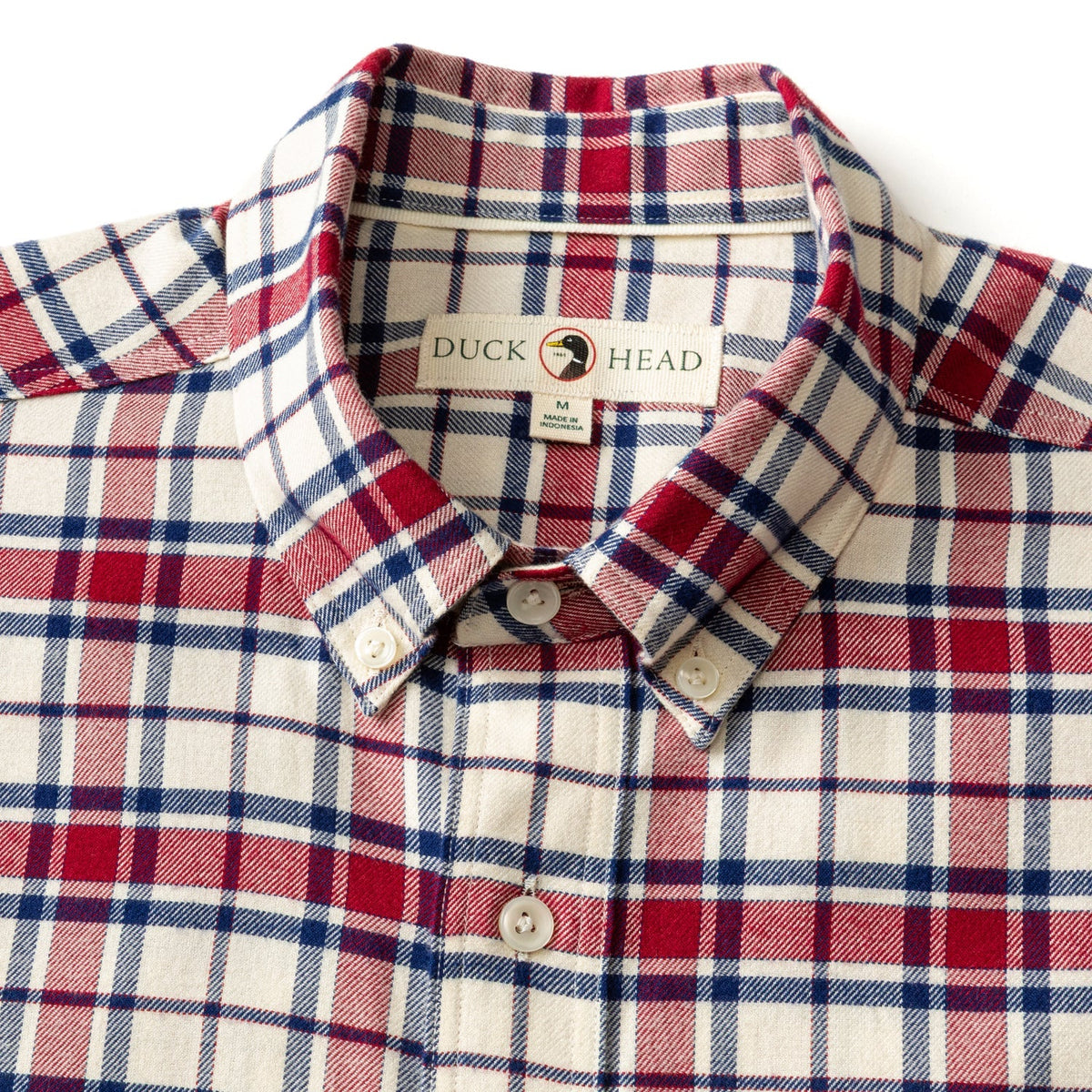 DUCK HEAD Men's Sport Shirt Duck Head Cotton Flannel Sport Shirt