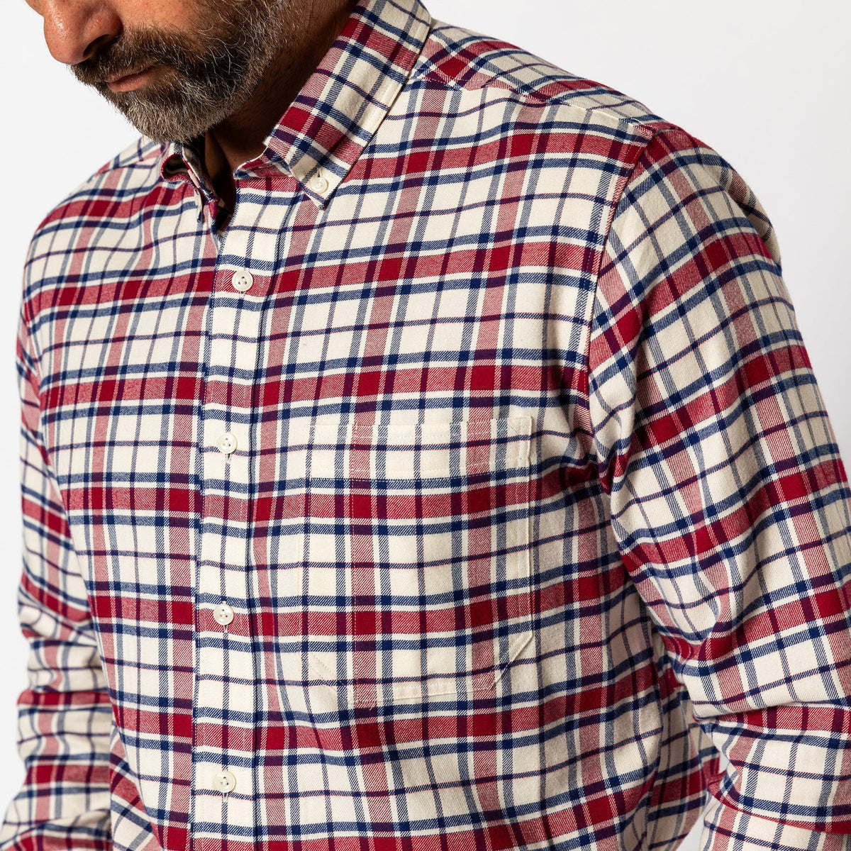 DUCK HEAD Men's Sport Shirt Duck Head Cotton Flannel Sport Shirt