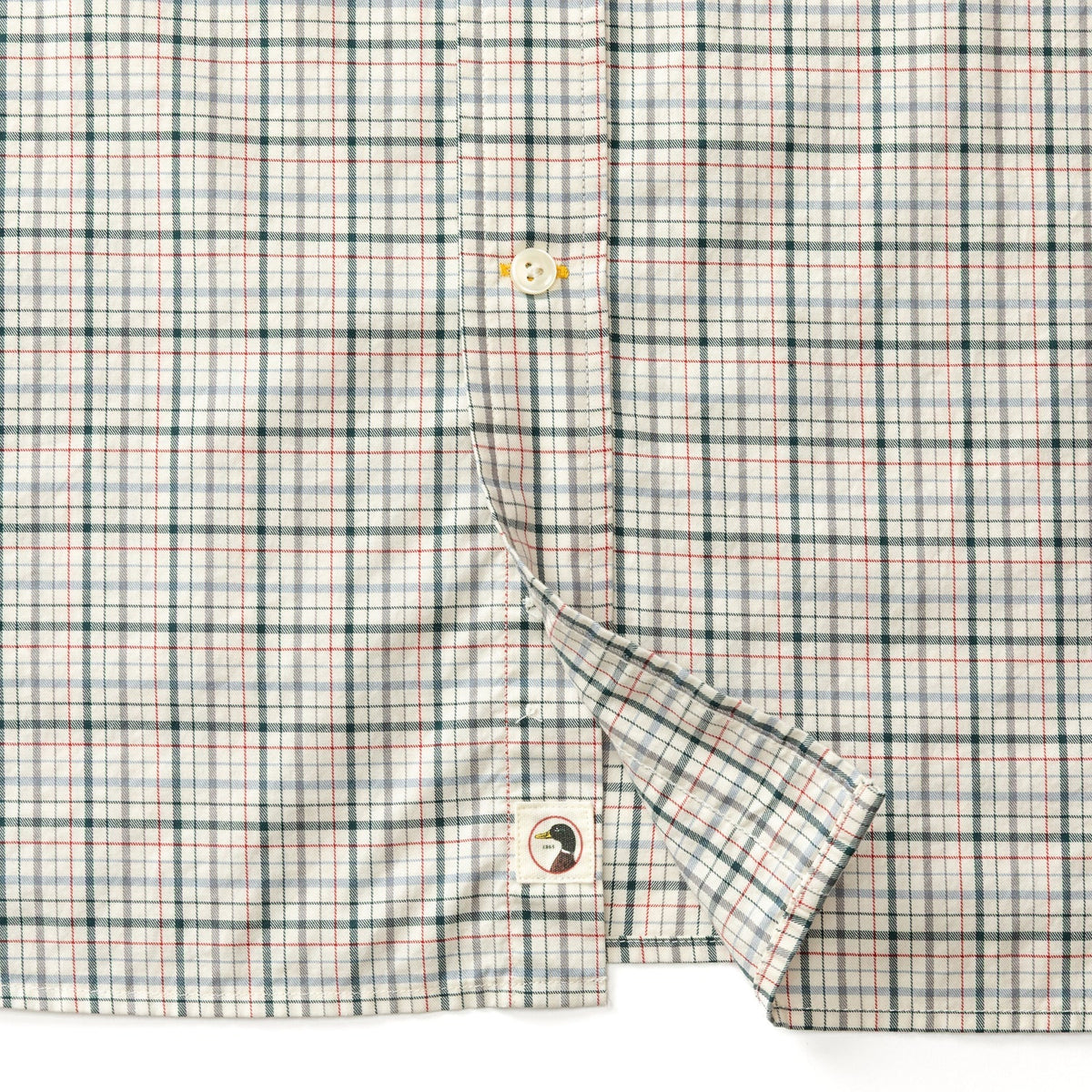 DUCK HEAD Men's Sport Shirt Duck Head Cotton Twill Sport Shirt Cooper Plaid