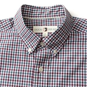 DUCK HEAD Men's Sport Shirt Duck Head Performance Poplin Sport Shirt Merill Gingham