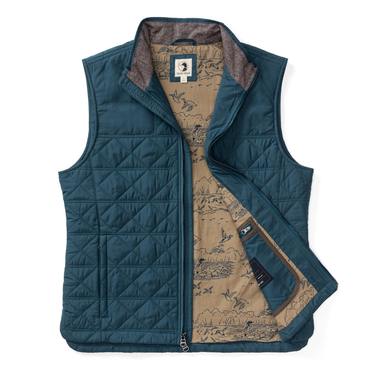 DUCK HEAD Mens Jackets Duck Head Fremont Sport Performance Quilted Vest