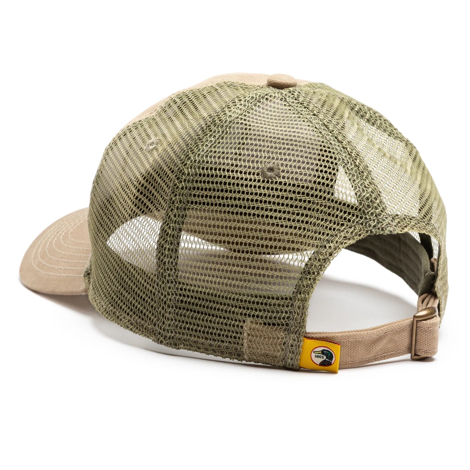 DUCKHEAD Men's Hats KHAKI / one size Duck Head Sanforized Patch Trucker Hat || David's Clothing D41011034