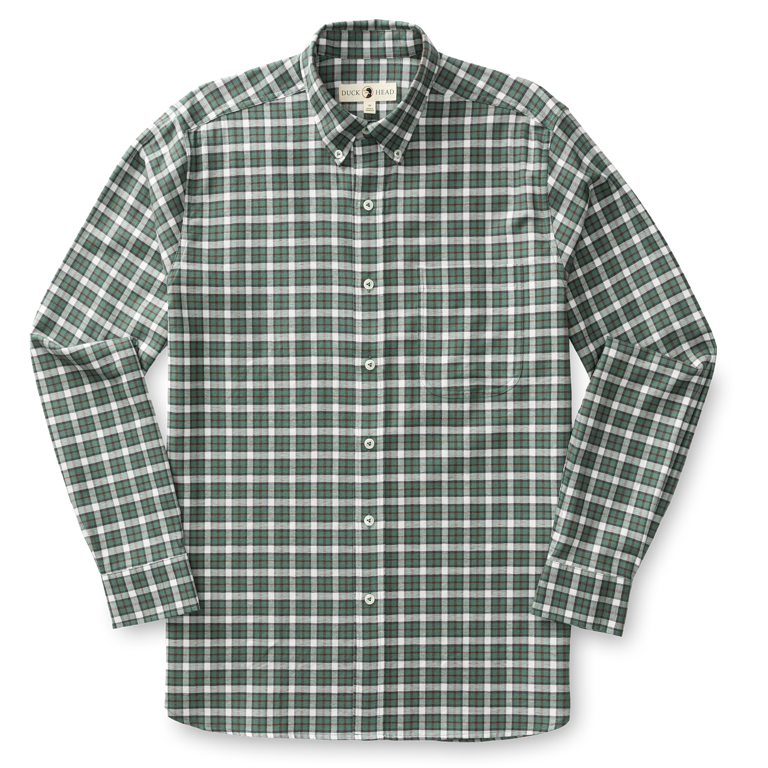 DUCKHEAD Men's Sport Shirt Duck Head Cotton Flannel Sport Shirt || David's Clothing