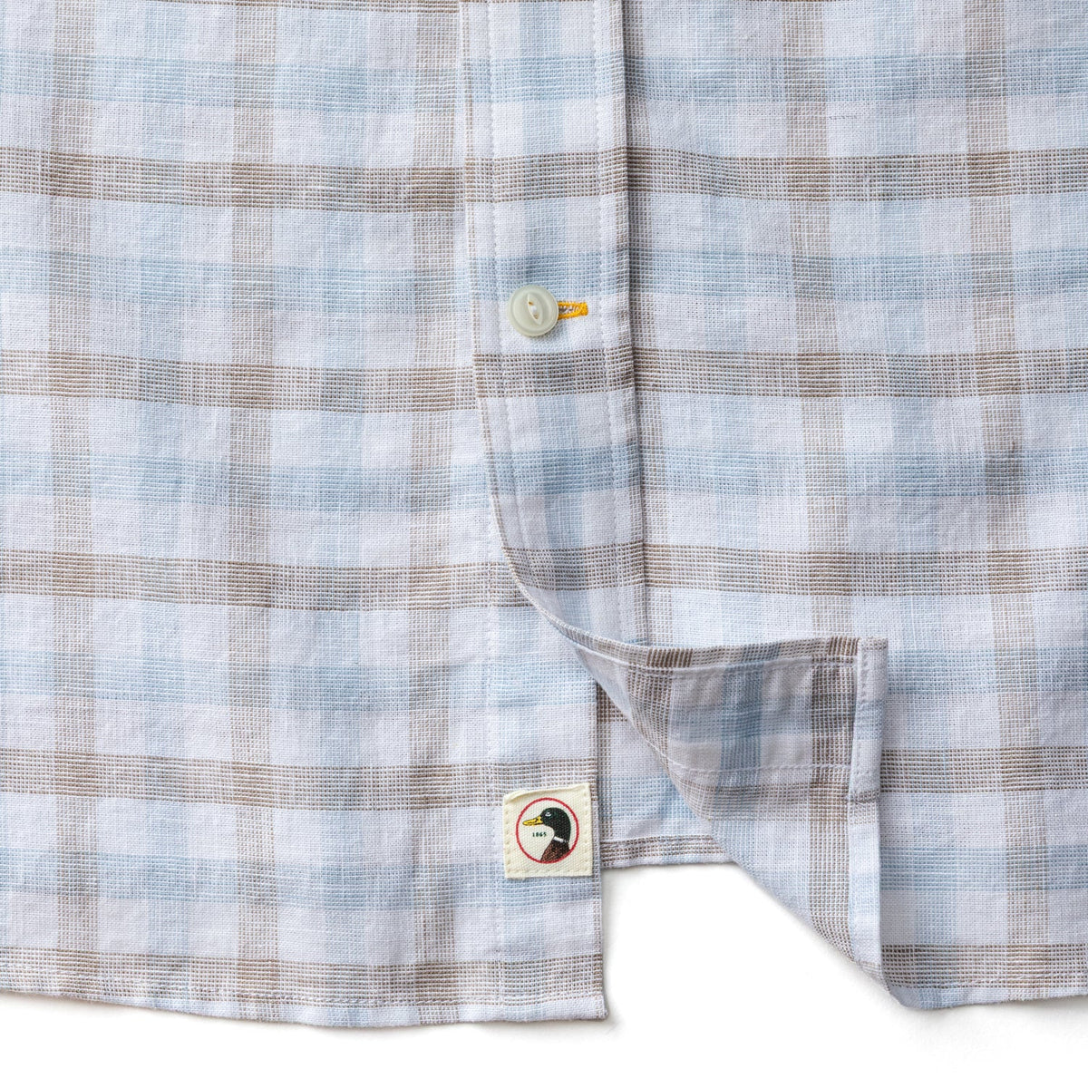DUCKHEAD Men's Sport Shirt Duck Head Linen Cotton Oxford Sport Shirt
