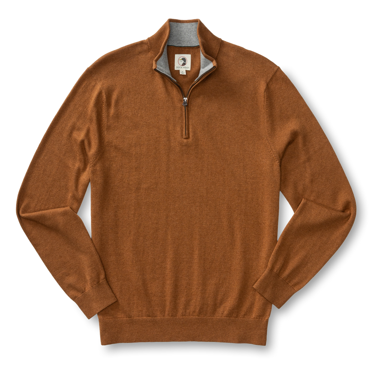 DUCKHEAD Men's Sweaters Duck Head Ridley Cotton Cashmere 1/4 Zip Sweater