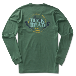 DUCKHEAD Men's Tees Duck Head Double Duck Long Sleeve T-Shirt || David's Clothing