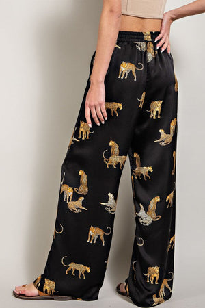 ee:some Women's Dresses Animal Printed Silk Pants || David's Clothing