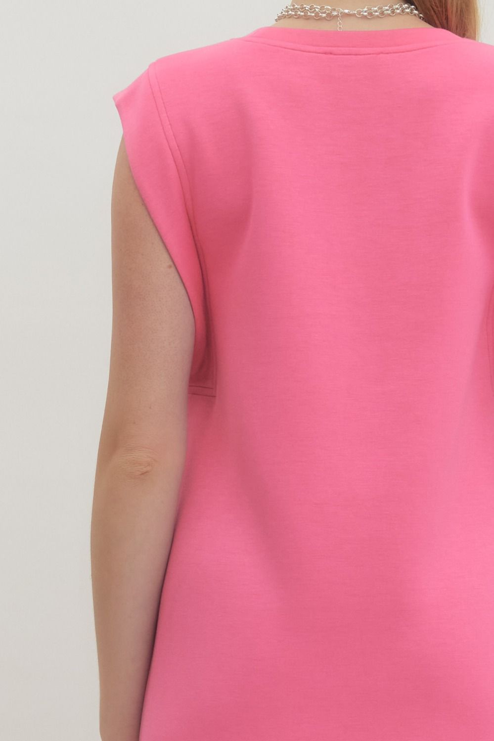 ENTRO INC Women's Dresses Solid Jersey Knit Pullover Midi Dress || David's Clothing