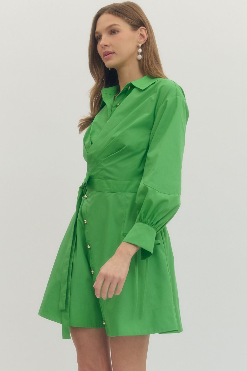 ENTRO INC Women's Dresses Tie Waist Mini Dress