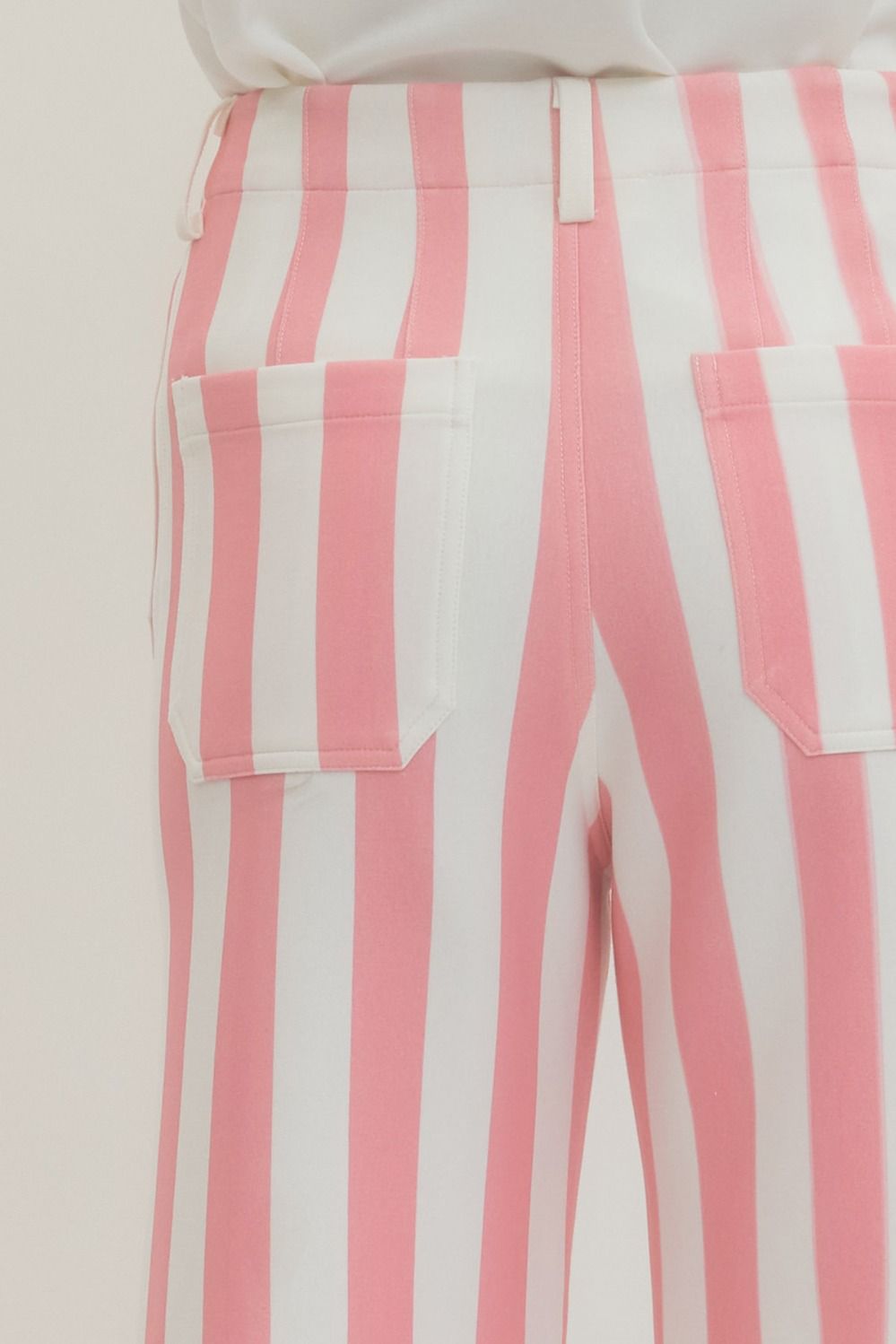 ENTRO INC Women's Pants Striped Flare Pants