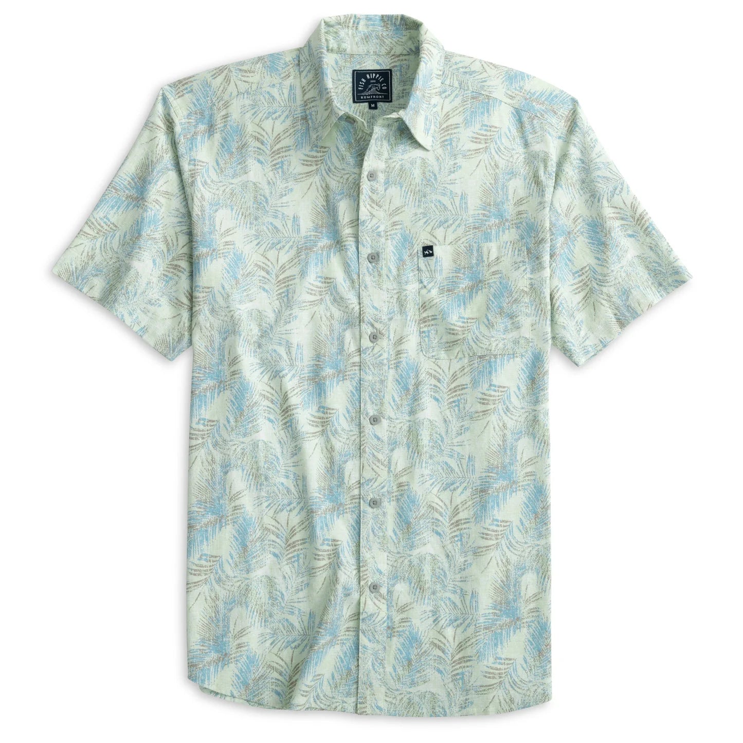 FISH HIPPIE Men's Sport Shirt DUSK BLUE / M Fish Hippie Rumfront Short Sleeve Shirt || David's Clothing FHRFSS24DB