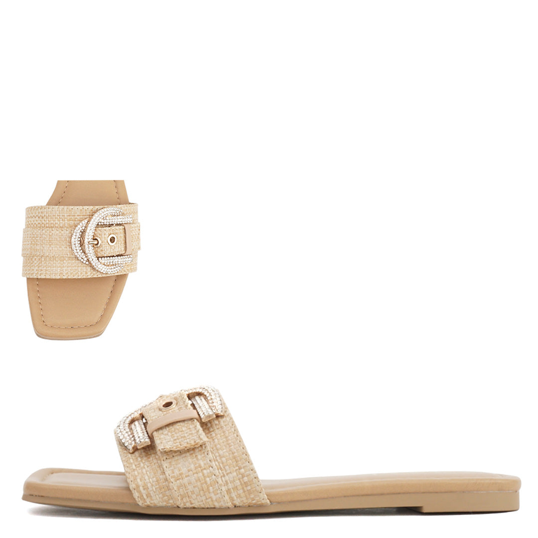 FORTUNE DYNAMIC Women's Shoes CAIMAN-D-Natural Raffia