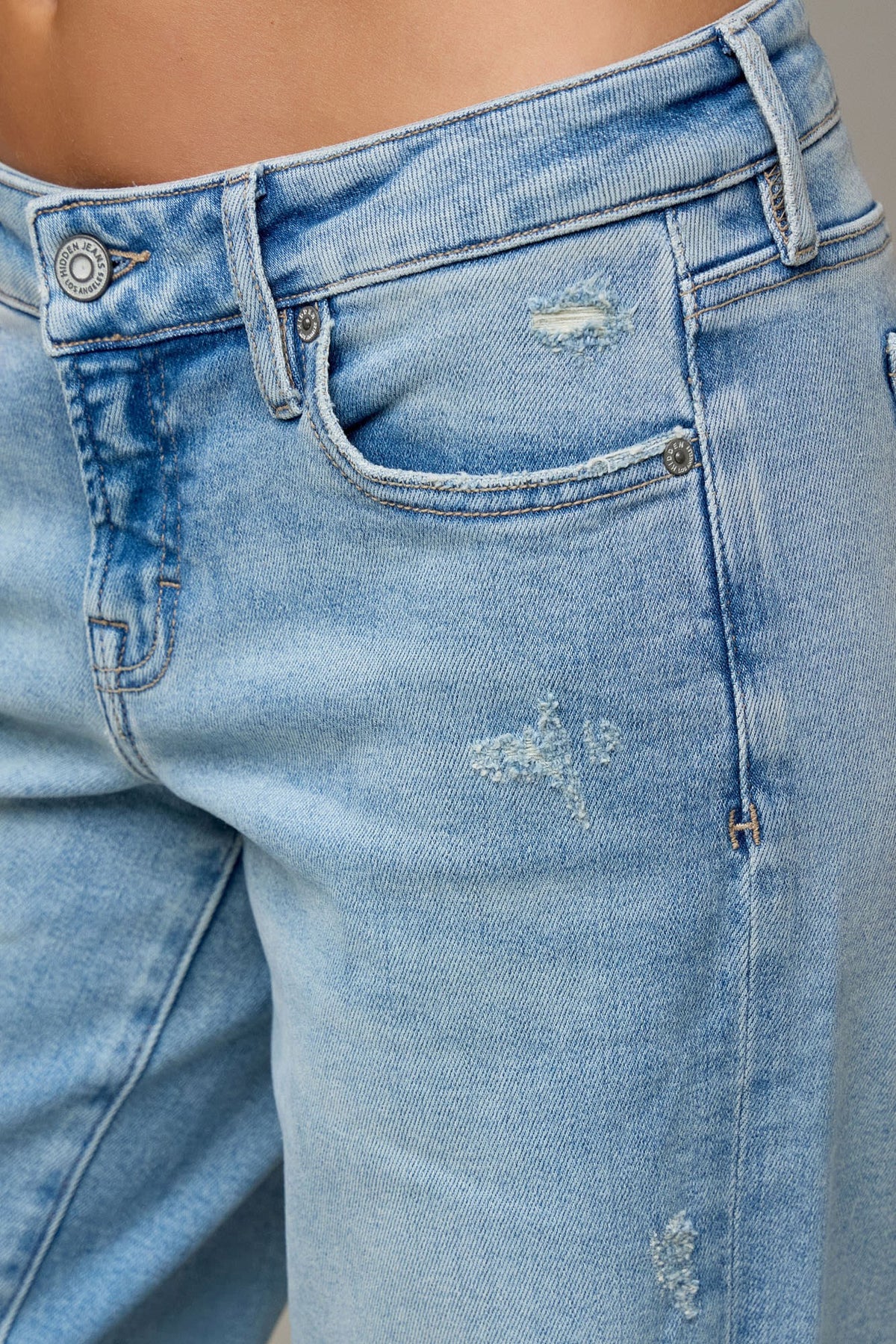 HIDDEN JEANS Women's Jeans Hidden Jeans Medium Light Low Rise 32in Inseam Dad Jeans