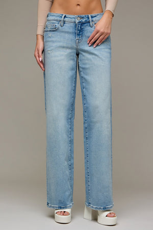 HIDDEN JEANS Women's Jeans Hidden Jeans Medium Light Low Rise 32in Inseam Dad Jeans