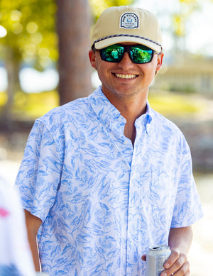 HUK FISHING Men's Sport Shirt Huk KC Kona Button-Down