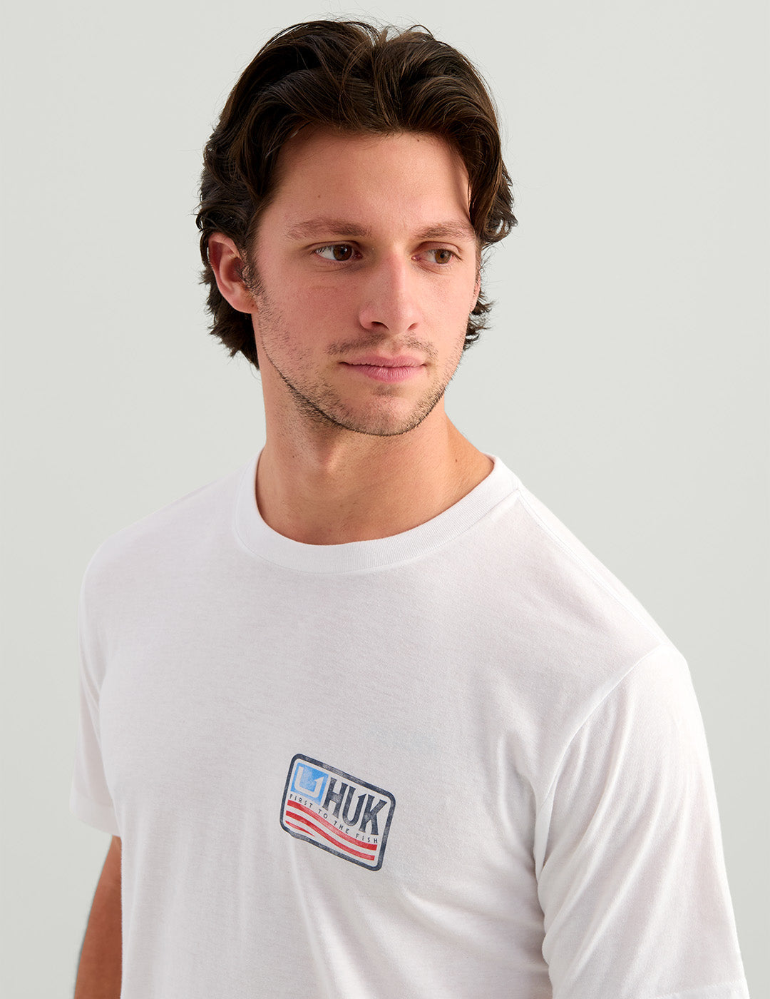 HUK FISHING Men's Tees Huk Born Wave Tee