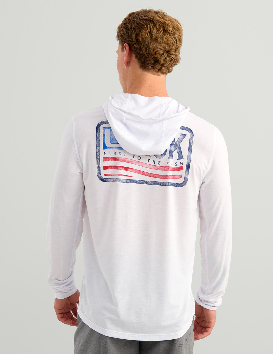 HUK FISHING Men's Tees Huk Drift Performance Hoodie Tee