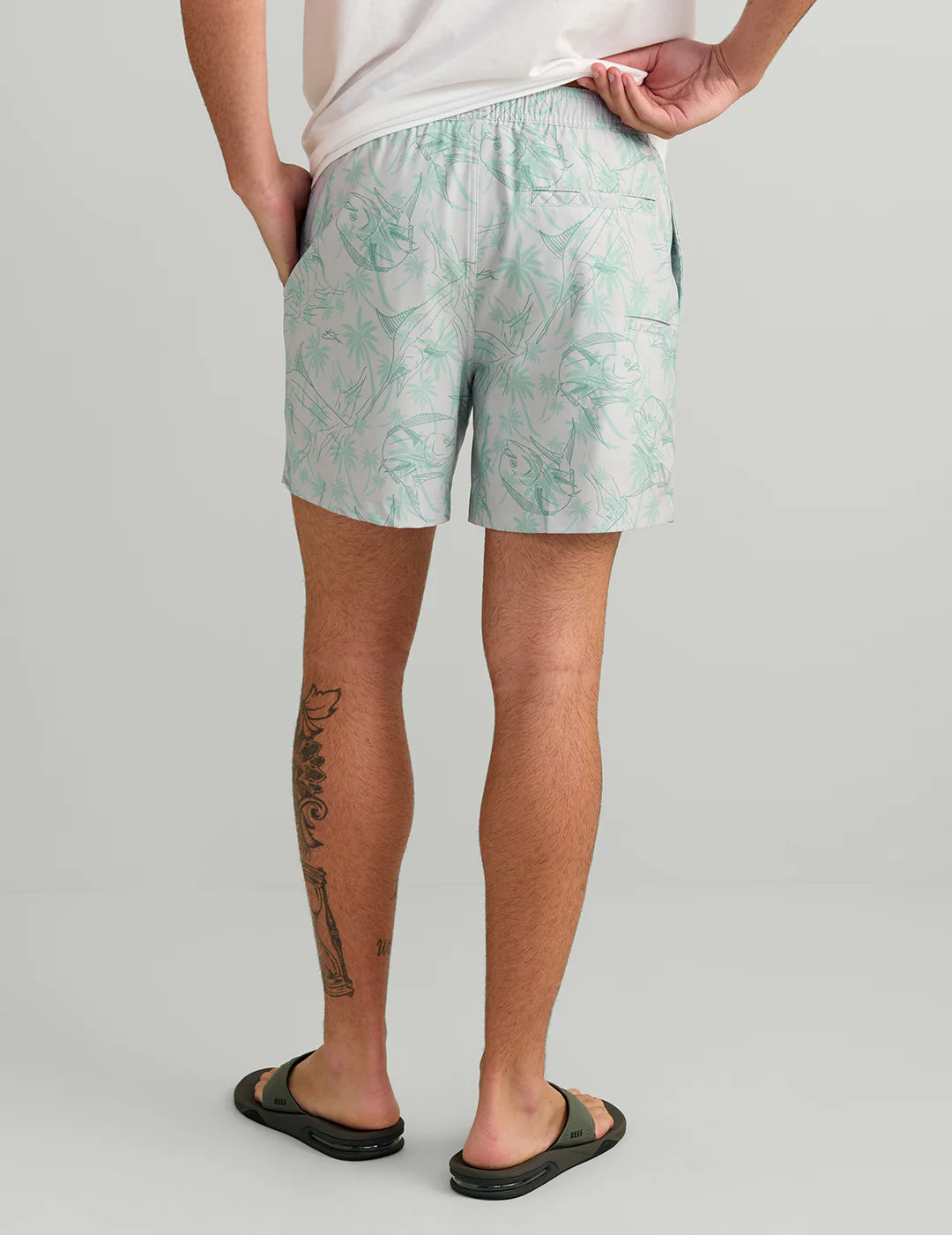 HUK FISHING Mens Shorts Huk KC Pursuit Volley Swim Short