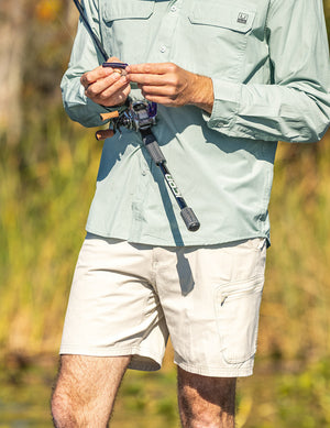 HUK FISHING Mens Shorts Huk Next Level 7-inch Short