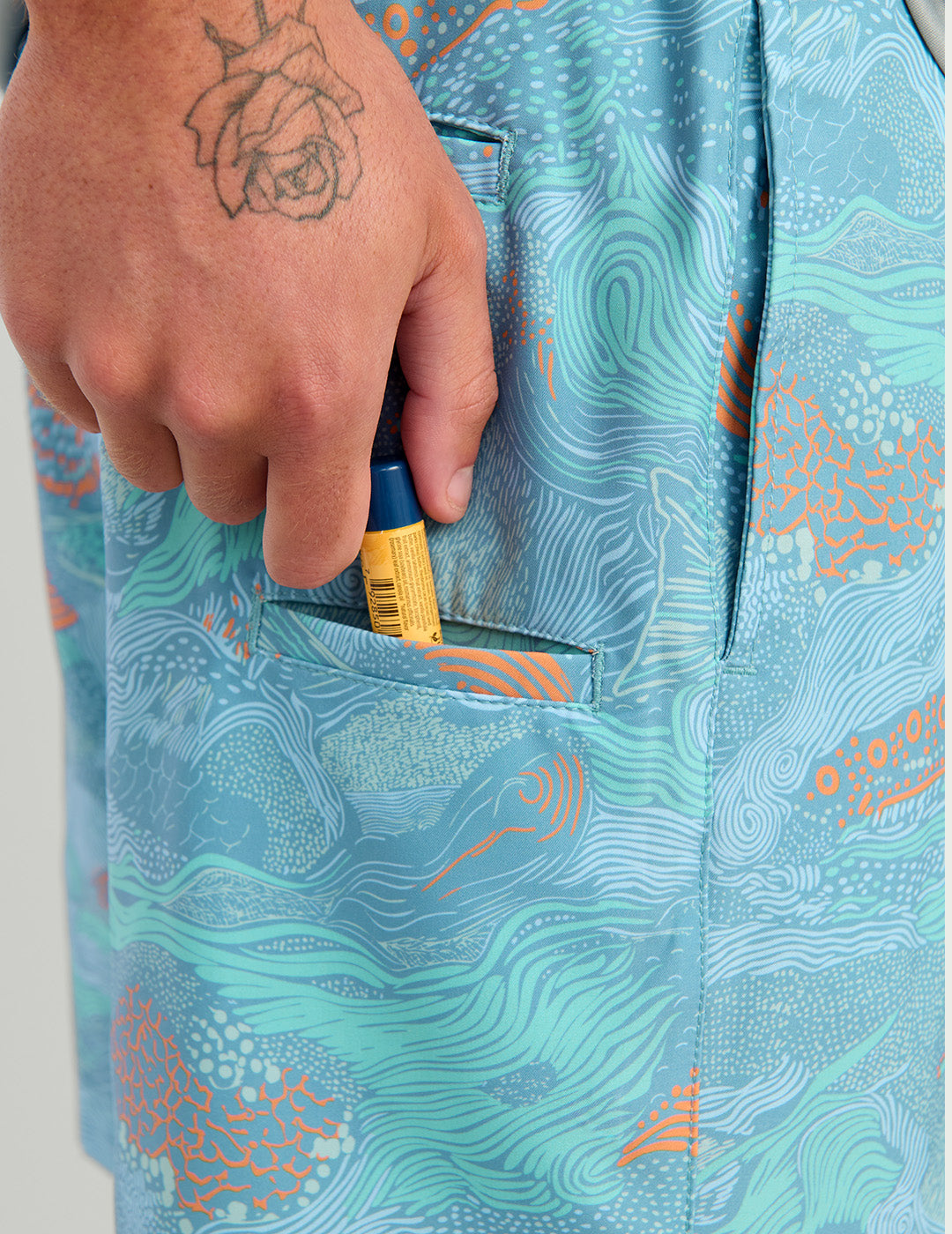 HUK FISHING Mens Shorts Huk Pursuit Volley Swim Shorts