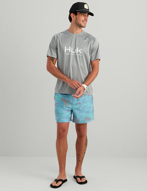 HUK FISHING Mens Shorts Huk Pursuit Volley Swim Shorts