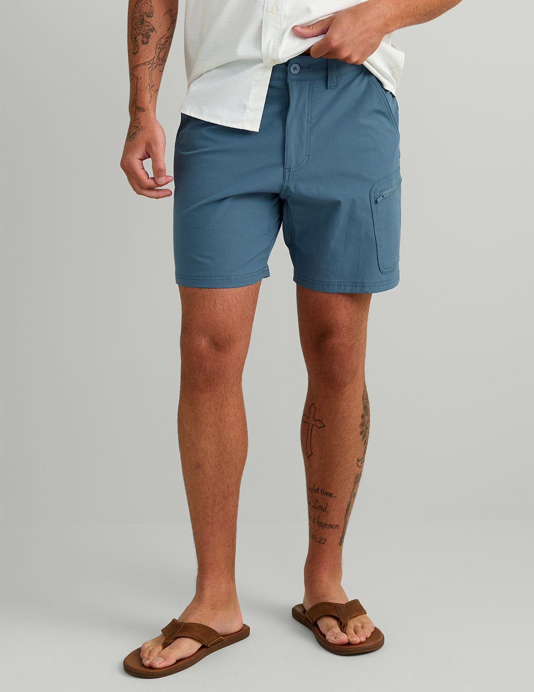 HUK FISHING Mens Shorts STORMY BLUE / S Huk Next Level 7-inch Short H2000173415