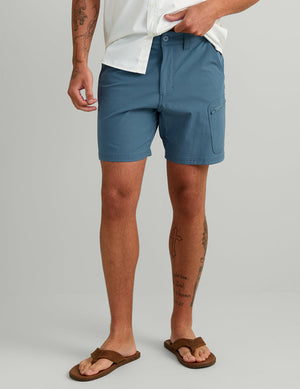 HUK FISHING Mens Shorts STORMY BLUE / S Huk Next Level 7-inch Short H2000173415