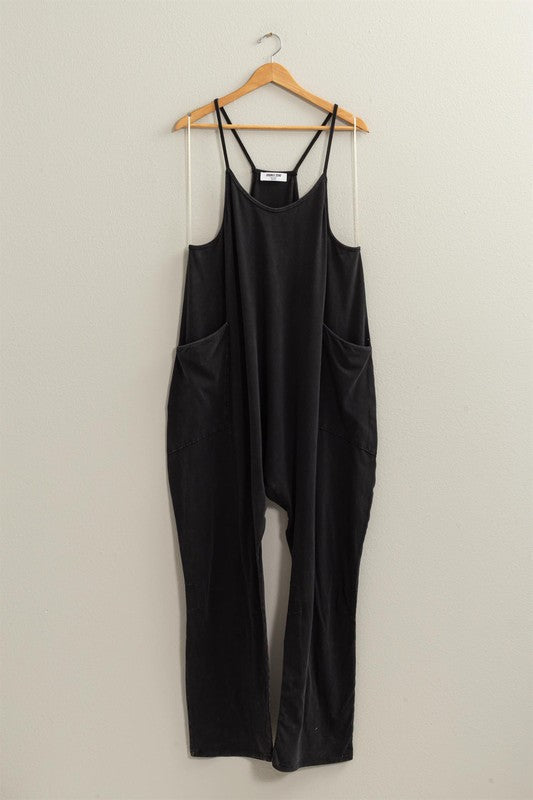 HYFVE INC. Women's Jumpsuit Mineral Washed Jumpsuit || David's Clothing