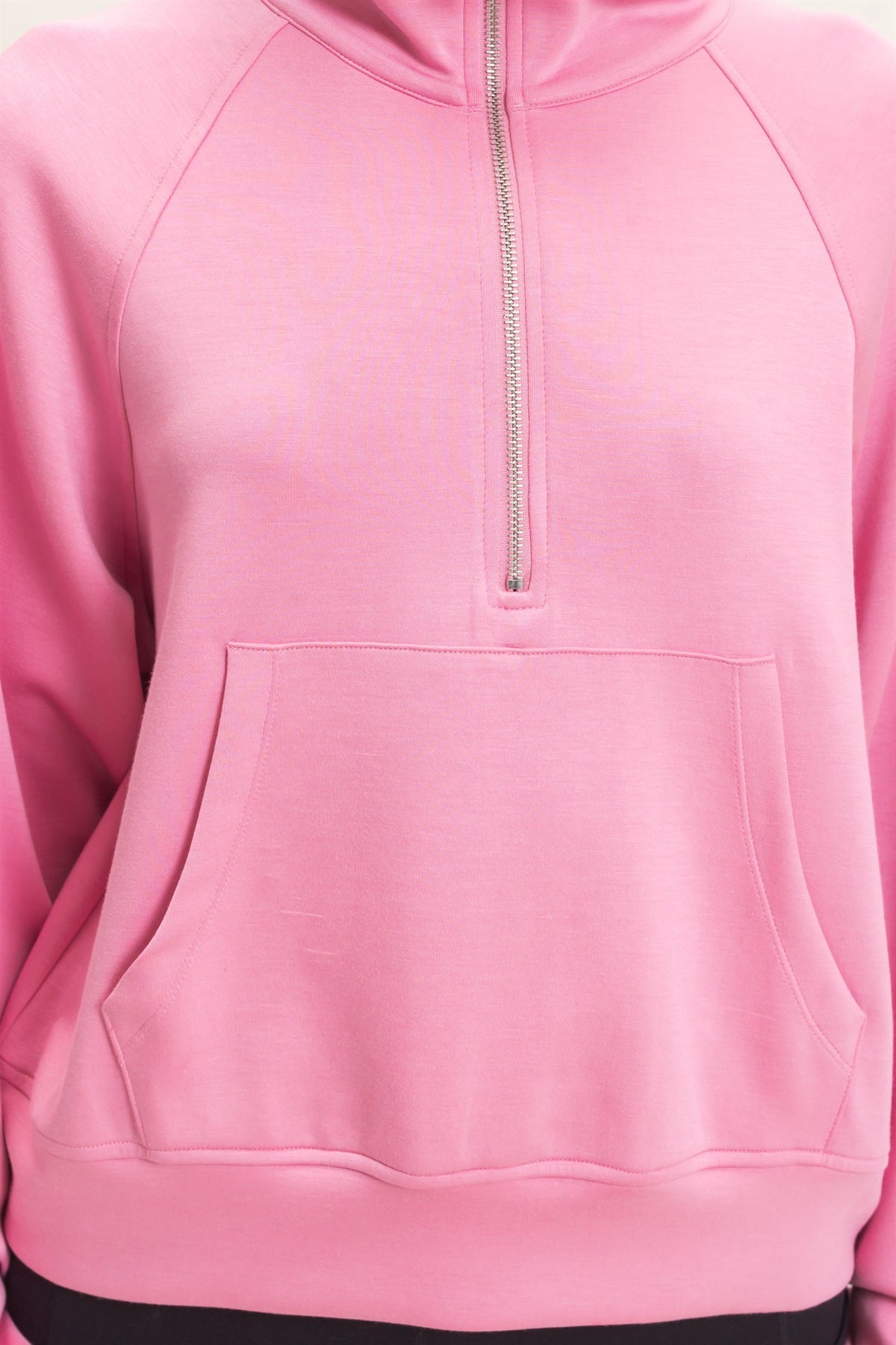 HYFVE INC. Women's Top Half-zip Collar Raglan Pullover