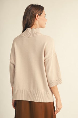 JODIFL Women's Sweaters Comfy Turtle Neck Sweater Top