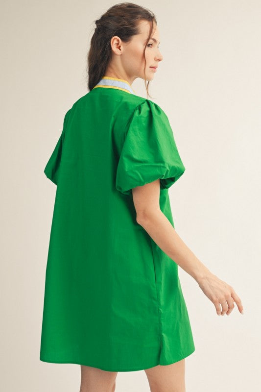 JODIFL Women's Top Baroque Applique Detail Shift Dress