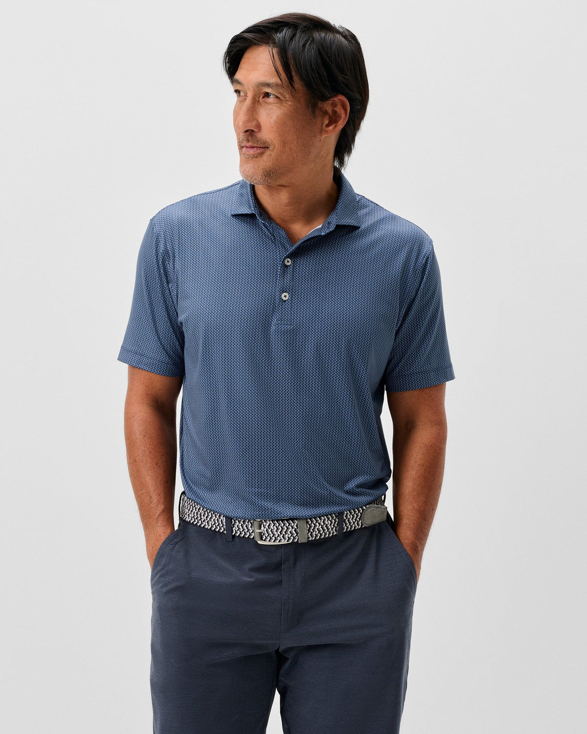 JOHNNIE O Men's Polo Johnnie-O Performance Featherweight Polo - Tee Party