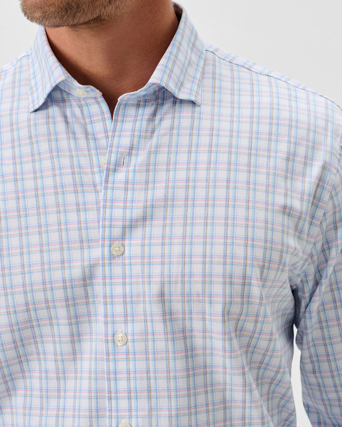 JOHNNIE O Men's Sport Shirt Johnnie-O Everyday Performance Button Down Shirt - Salvadore Pane