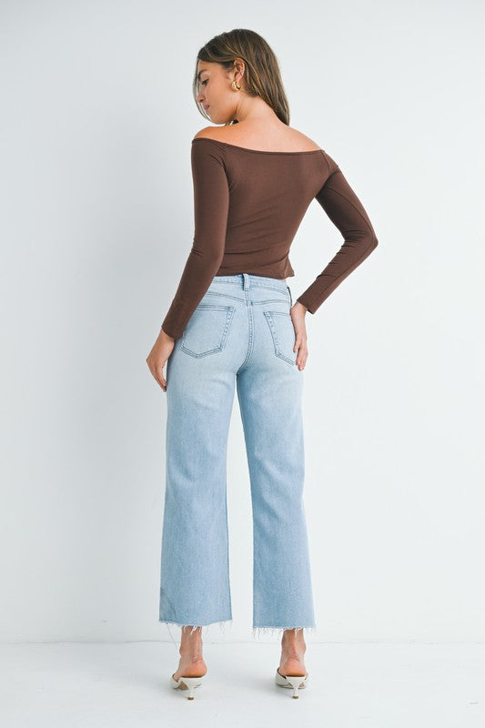 JUST Women's Jeans Just USA Slim Wide Leg