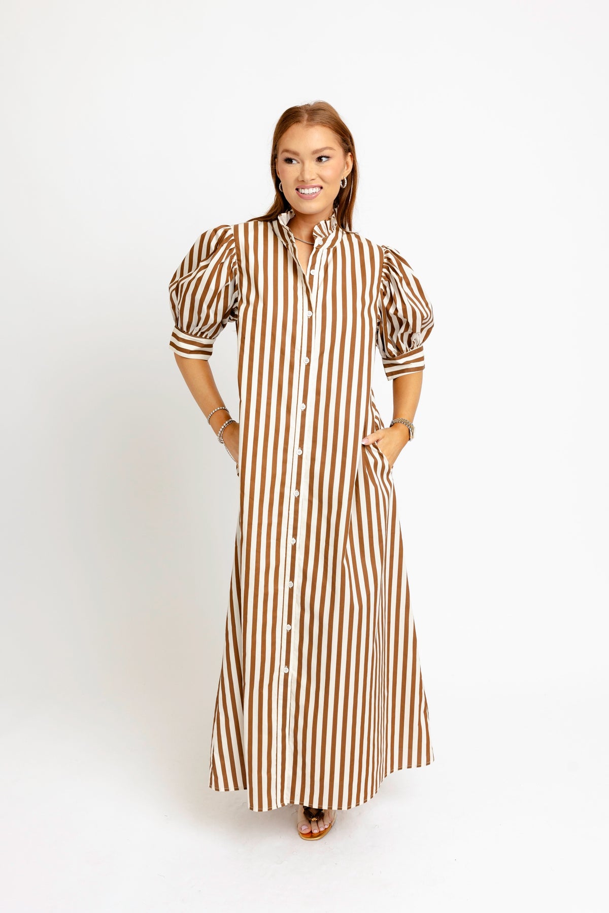 KARLIE CLOTHES Women's Dresses Karlie Maxi Stripe Dress