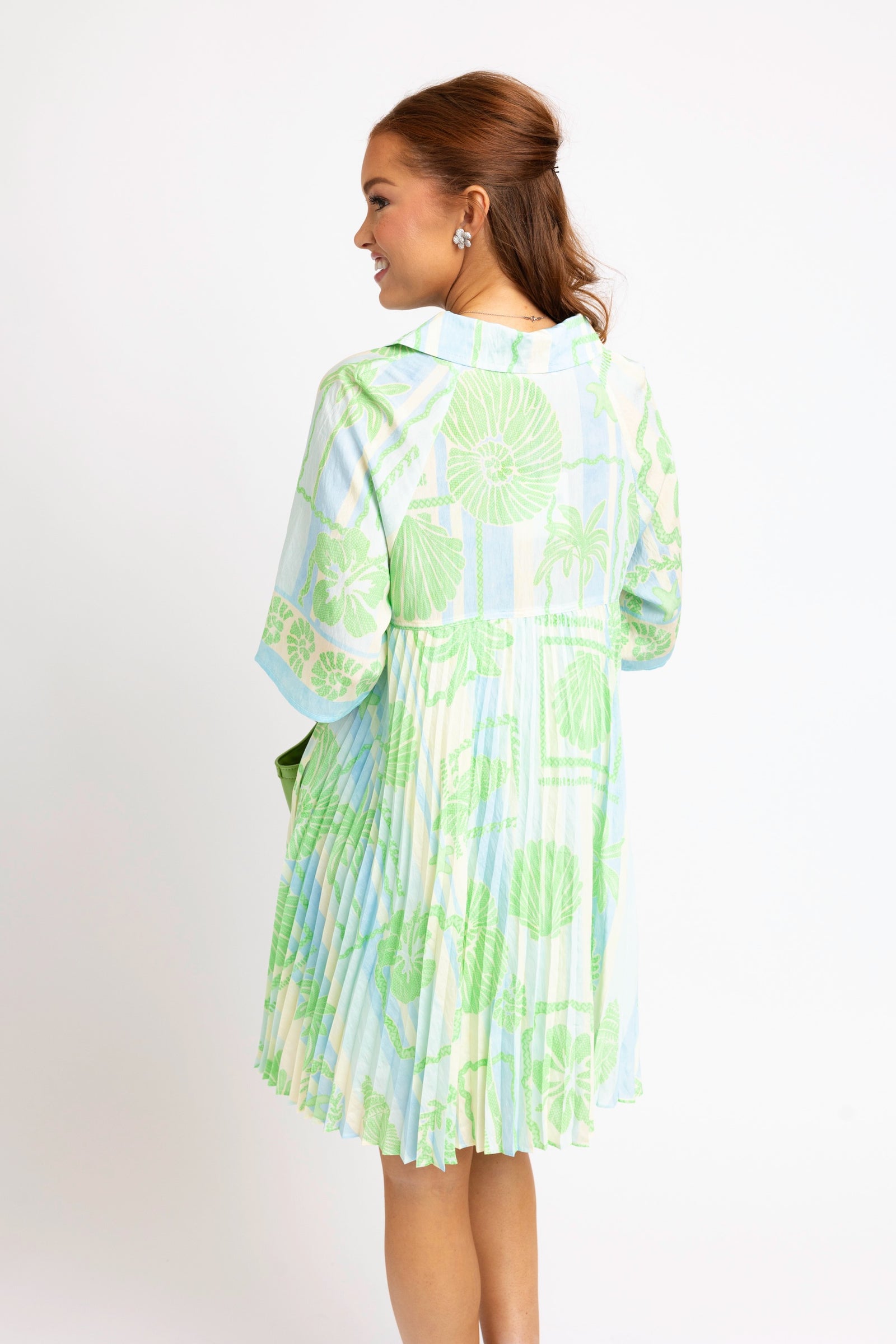 KARLIE CLOTHES Women's Dresses Karlie Sea Shell Stripe Dress