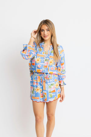 KARLIE CLOTHES Women's Shorts Karlie Santorini Short