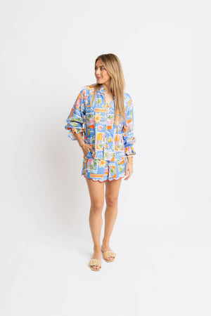 KARLIE CLOTHES Women's Shorts Karlie Santorini Short