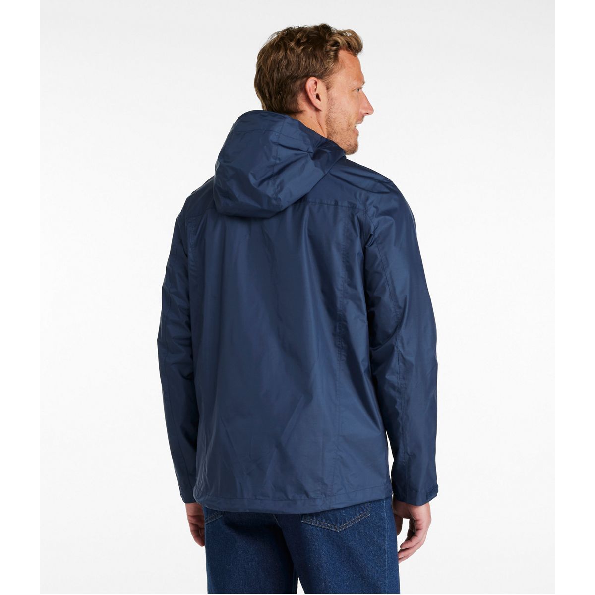 L.L.Bean Men's Jackets NAUTICAL NAVY / S L.L.Bean Men's Trail Model Rain Jacket 50619633018