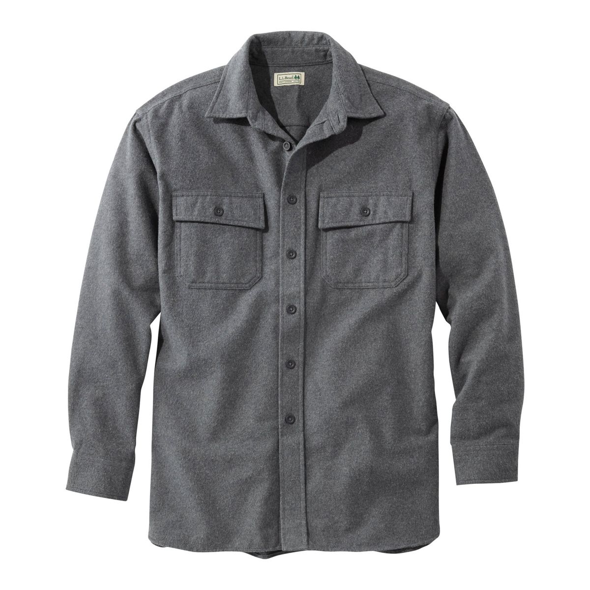 L.L.Bean Men's Sport Shirt NAVY / S L.L.Bean Men's Chamois Shirt, Traditional Fit 1879233102