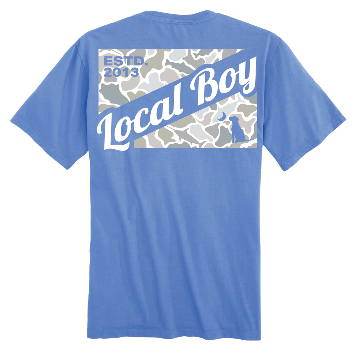LOCAL BOY OUTFITTERS Kid's Tees Local Boy Youth Camo Flag Saltwater T-Shirt