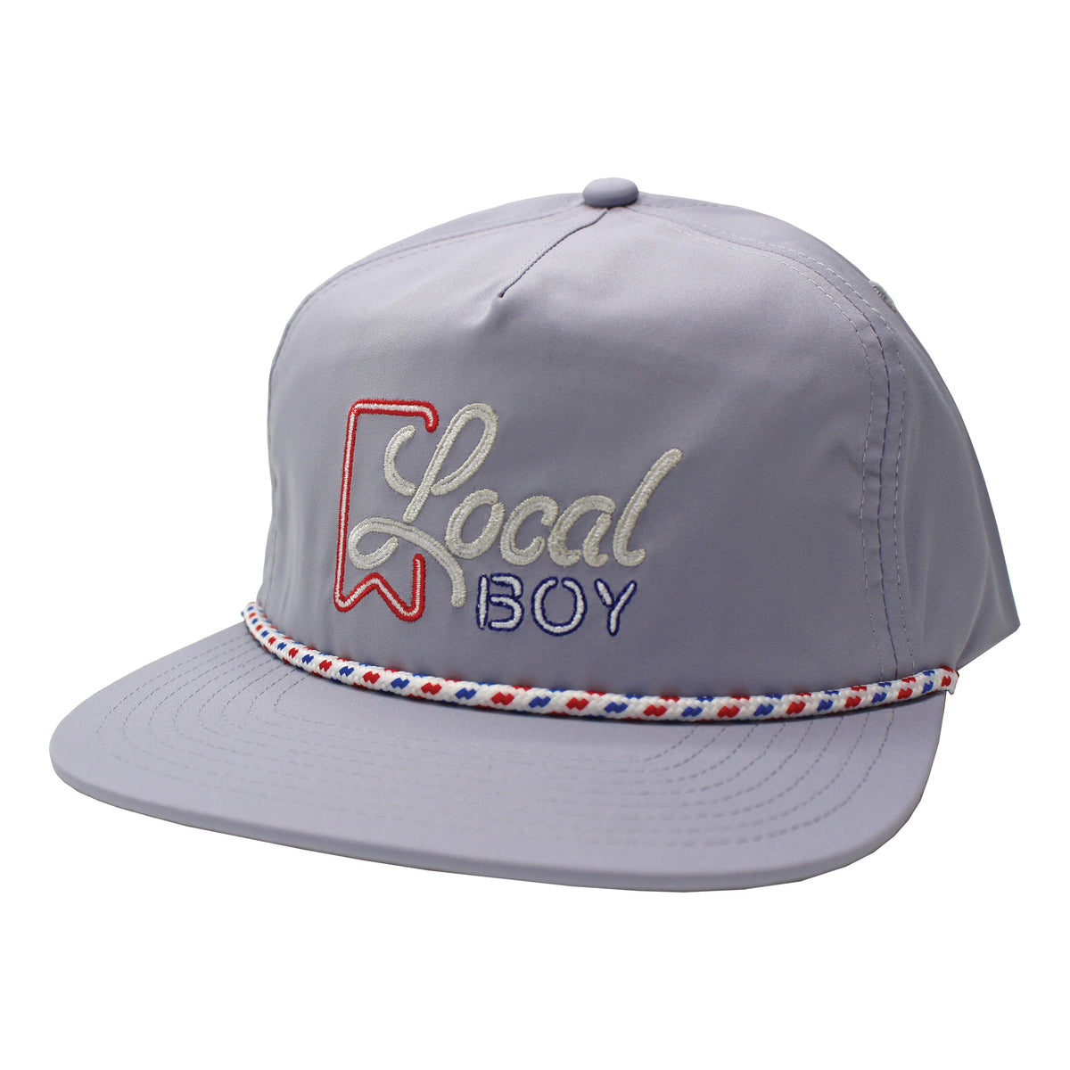 LOCAL BOY OUTFITTERS Men's Hats FOG Local Boy Neon Ultra Low Profile Rope Hat L3000391FOG