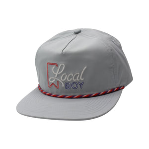 LOCAL BOY OUTFITTERS Men's Hats FOG Local Boy Neon Ultra Low Profile Rope Hat L3000391FOG