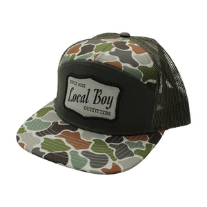LOCAL BOY OUTFITTERS Men's Hats FOREST CAMO / OS Local Boy Men's Olde Patch 7 Panel Hat L3000469FRC