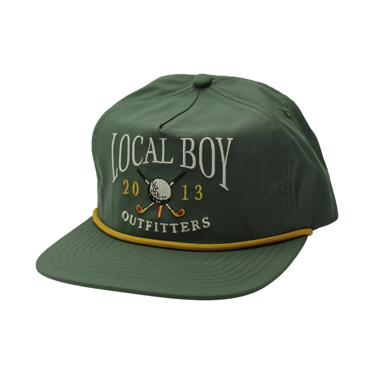 LOCAL BOY OUTFITTERS Men's Hats OLIVE Local Boy Men's Golf Society Low Profile Rope Hat L3000456OLV